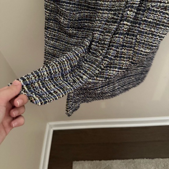 Free People Sleeveless Maxx Tweed Mini Dress in Midnight Combo - Picture 7 of 15